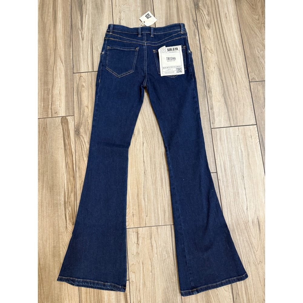 NWT Ser.o.ya Trisha Mid Rise Flare Pant Jeans Sz 27 $278 - Picture 10 of 13